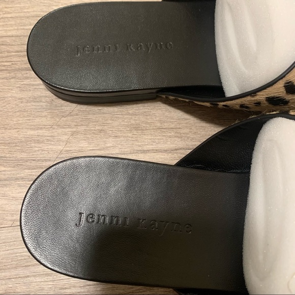 NWT Jenni Kayne Pony Hair Crossover Sandals SZ 9 - Picture 6 of 8